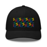 Mosaic Jesus Cap Trucker Christian Hat